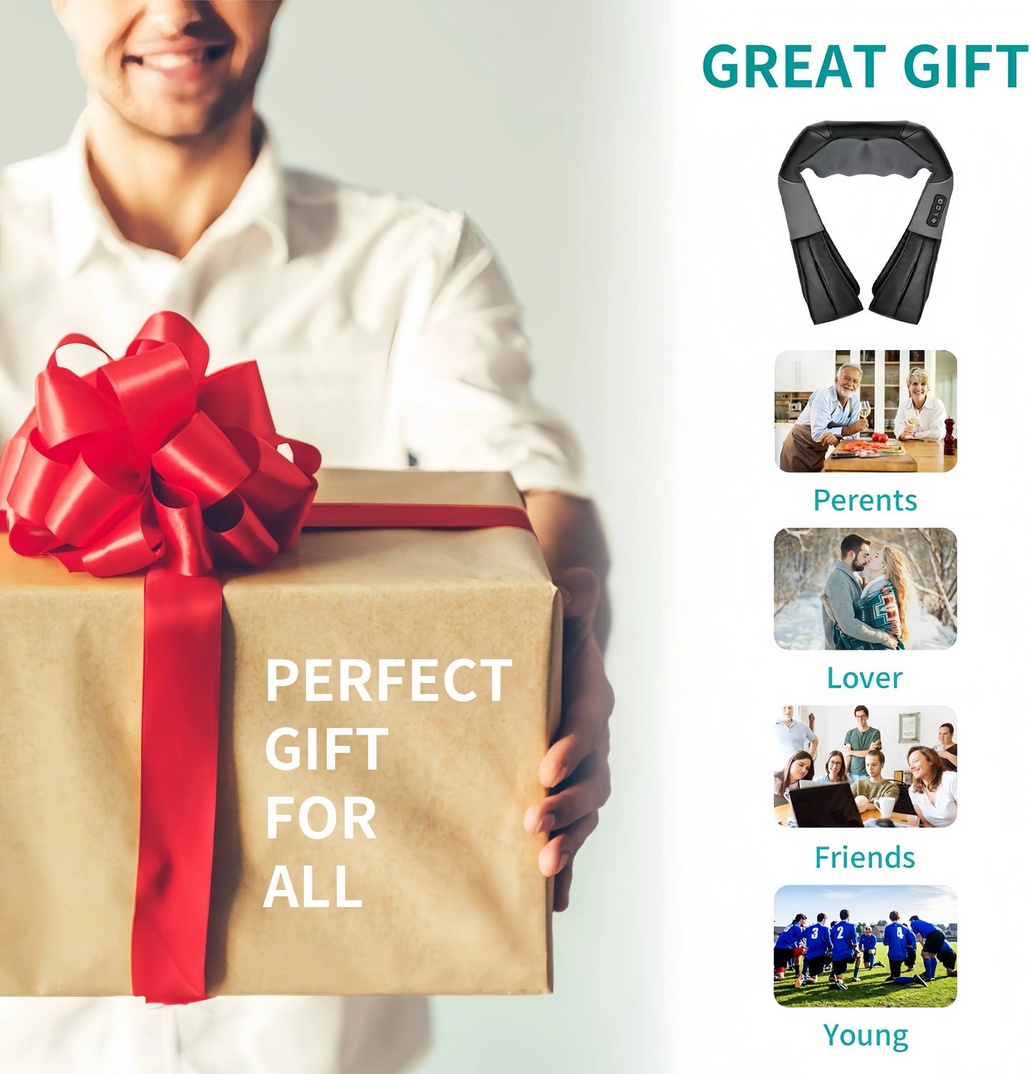 Heated Neck, Shoulder, and Back Massager - storedevanci