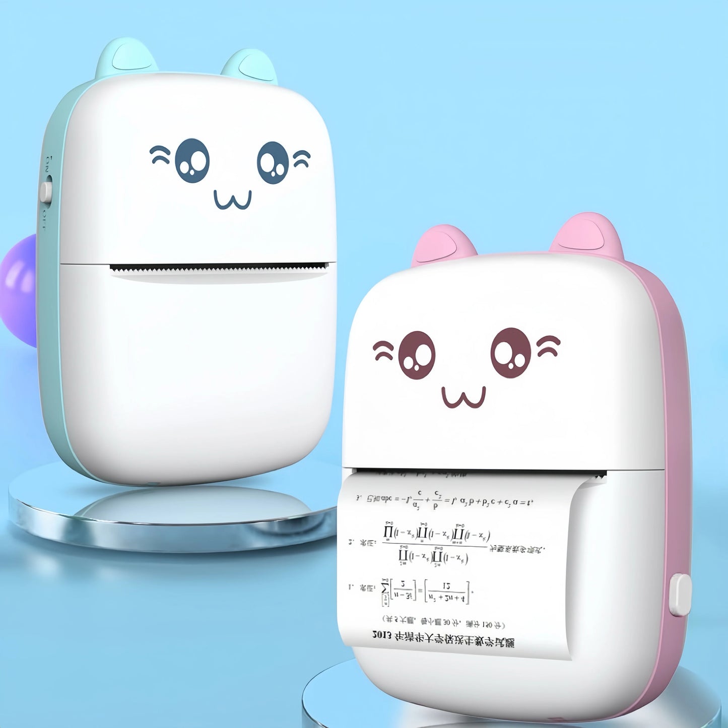 Portable Mini Thermal Printer | Bluetooth 58mm Label & Photo Printer - storedevanci