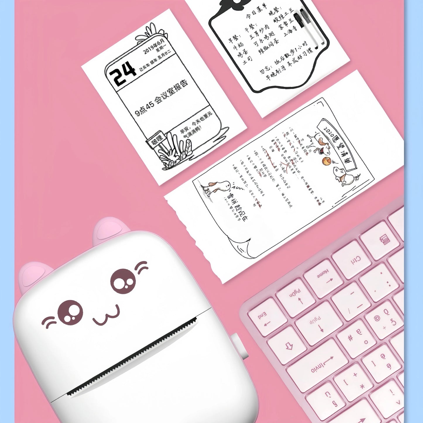 Portable Mini Thermal Printer | Bluetooth 58mm Label & Photo Printer - storedevanci