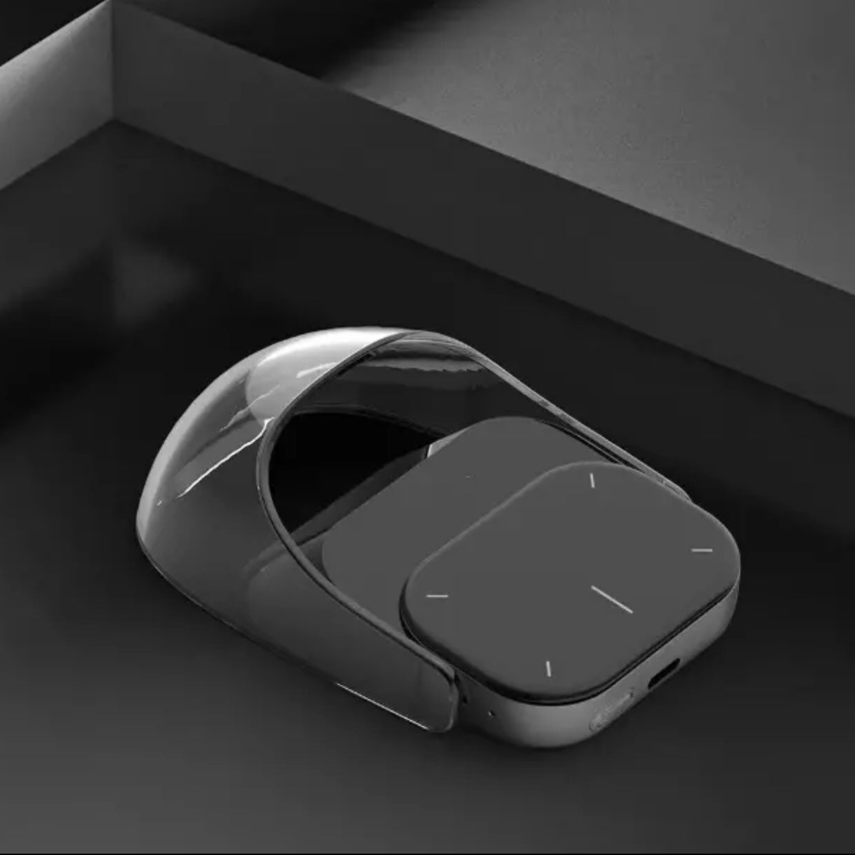 desktop Split Air Mouse with AI Voice, Wireless Bluetooth Laser Pointer and Recording - storedevanci