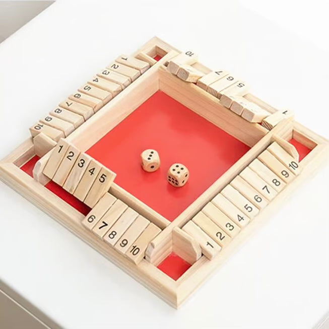 FUNNY FAMILY GAMES-Shut The Box Board Game🎲