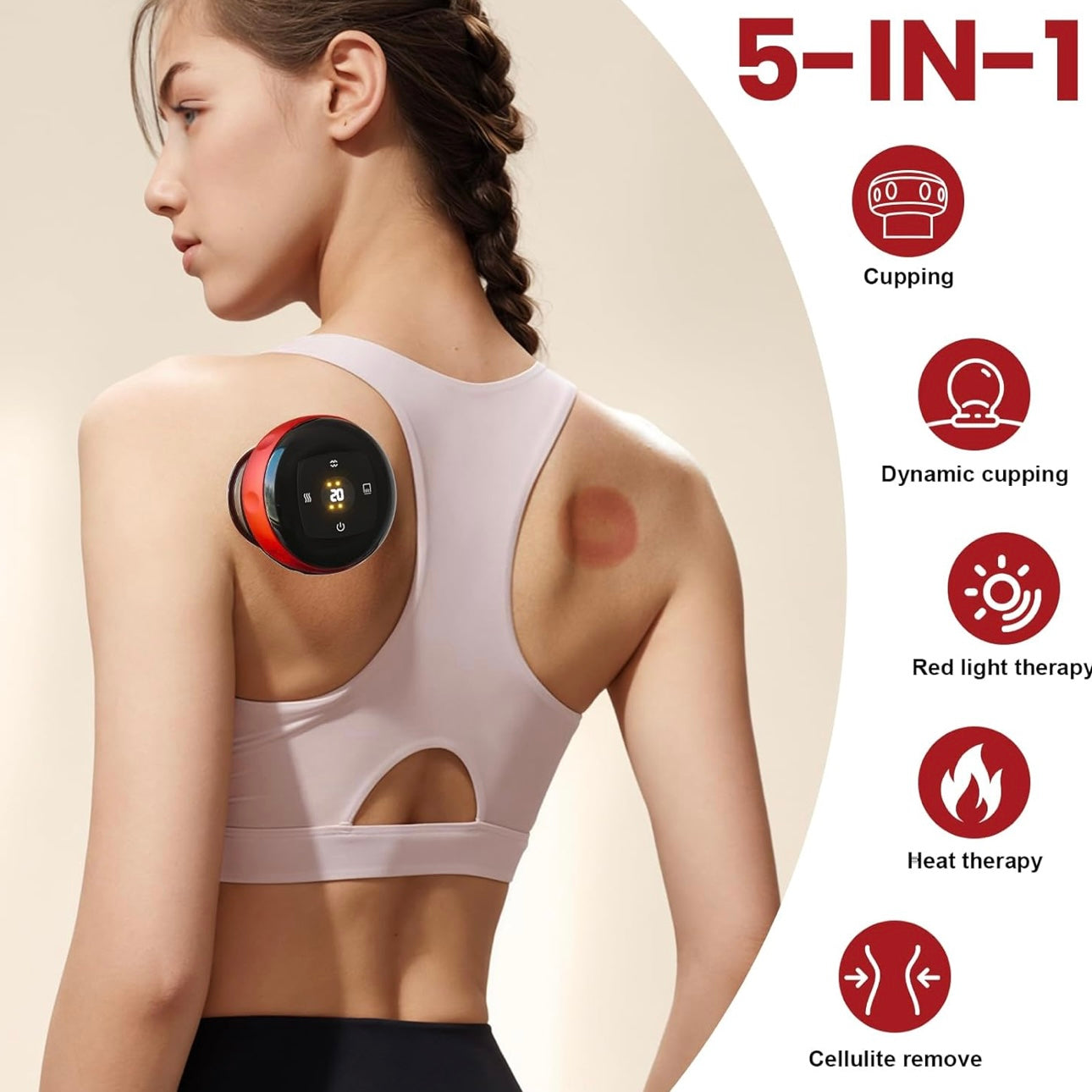 Smart Electric Vacuum Cupping & Scraping Therapy
