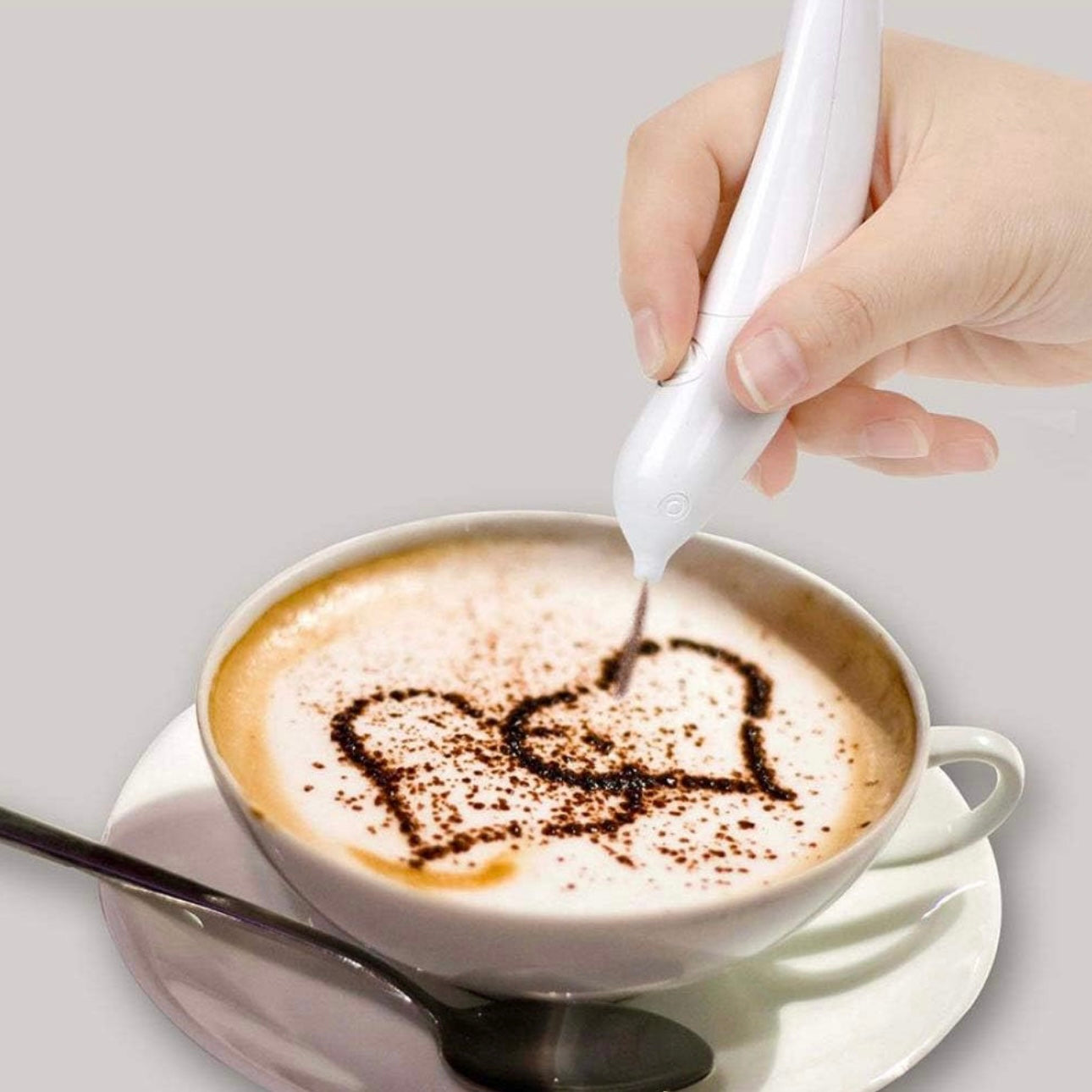 Electrical Latte Art & Cake Decoration Pen – Creative Coffee & Pastry Tool