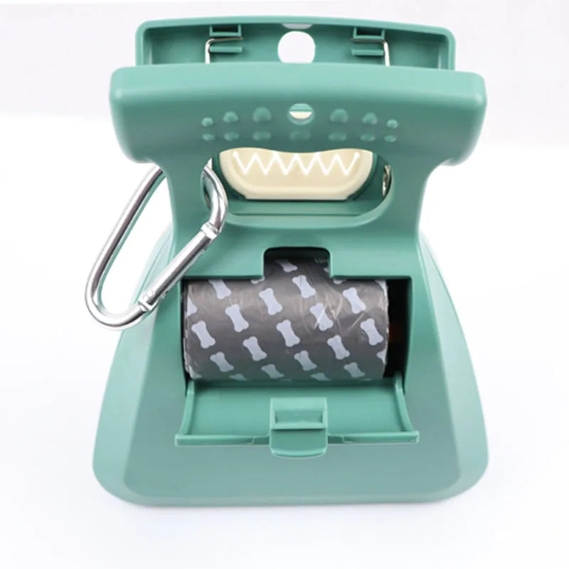 Dog Pet Travel Foldable Pooper Scooper With 1 Roll Decomposable bags Poop Scoop Clean Pick Up Excreta Cleaner - storedevanci