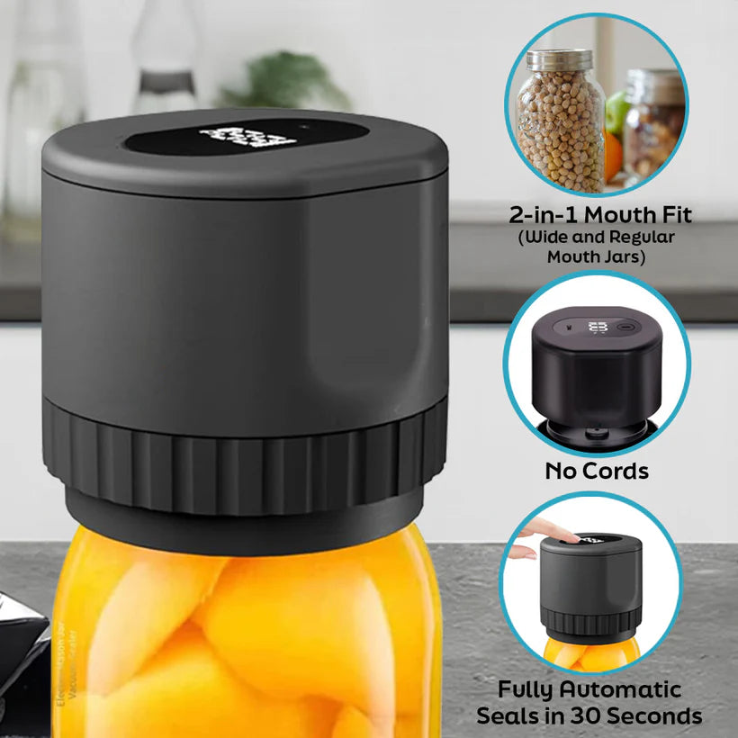 Electric Mason Jar Vacuum Sealer Kit