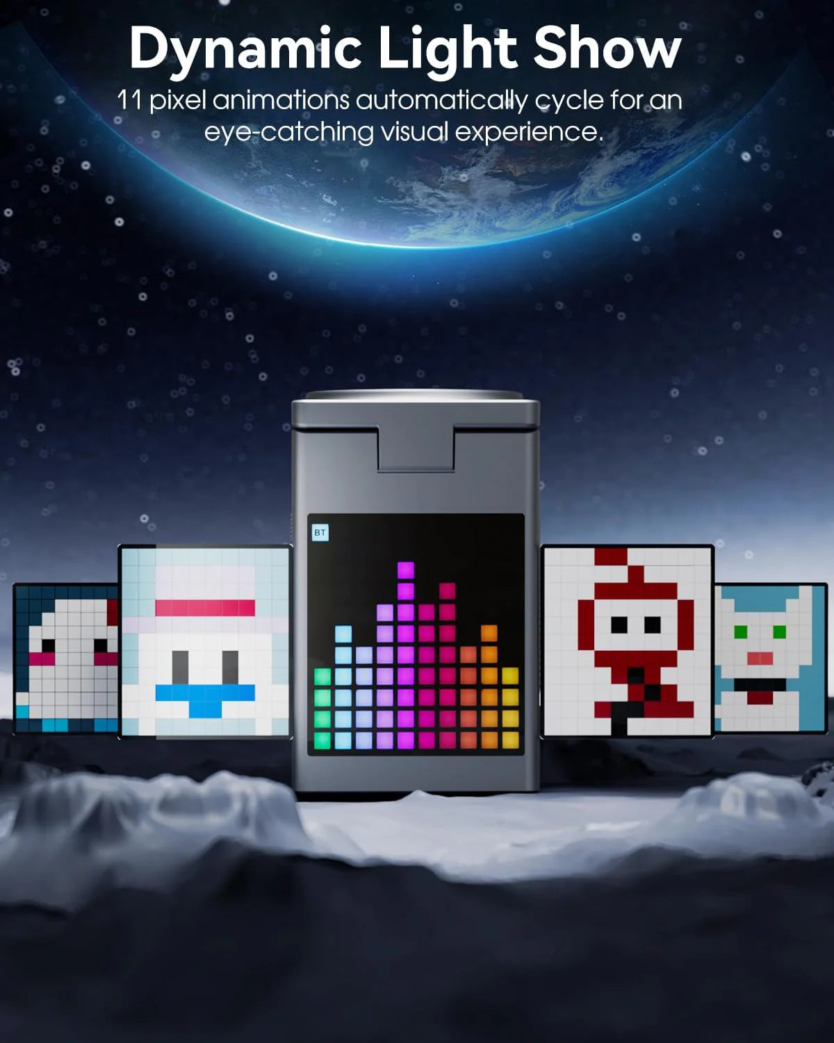 Pixel Charger 6 in 1 Bluetooth Speaker & Charging Station