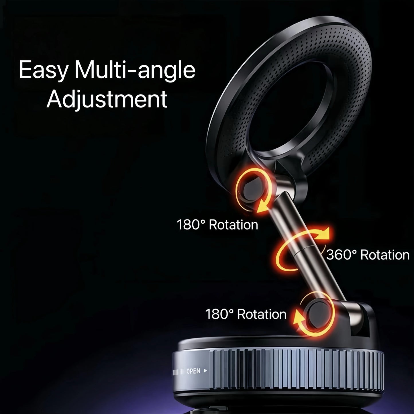 Snanlen 360° Magnetic Suction Phone Mount - The Ultimate Hands-Free Holder - storedevanci
