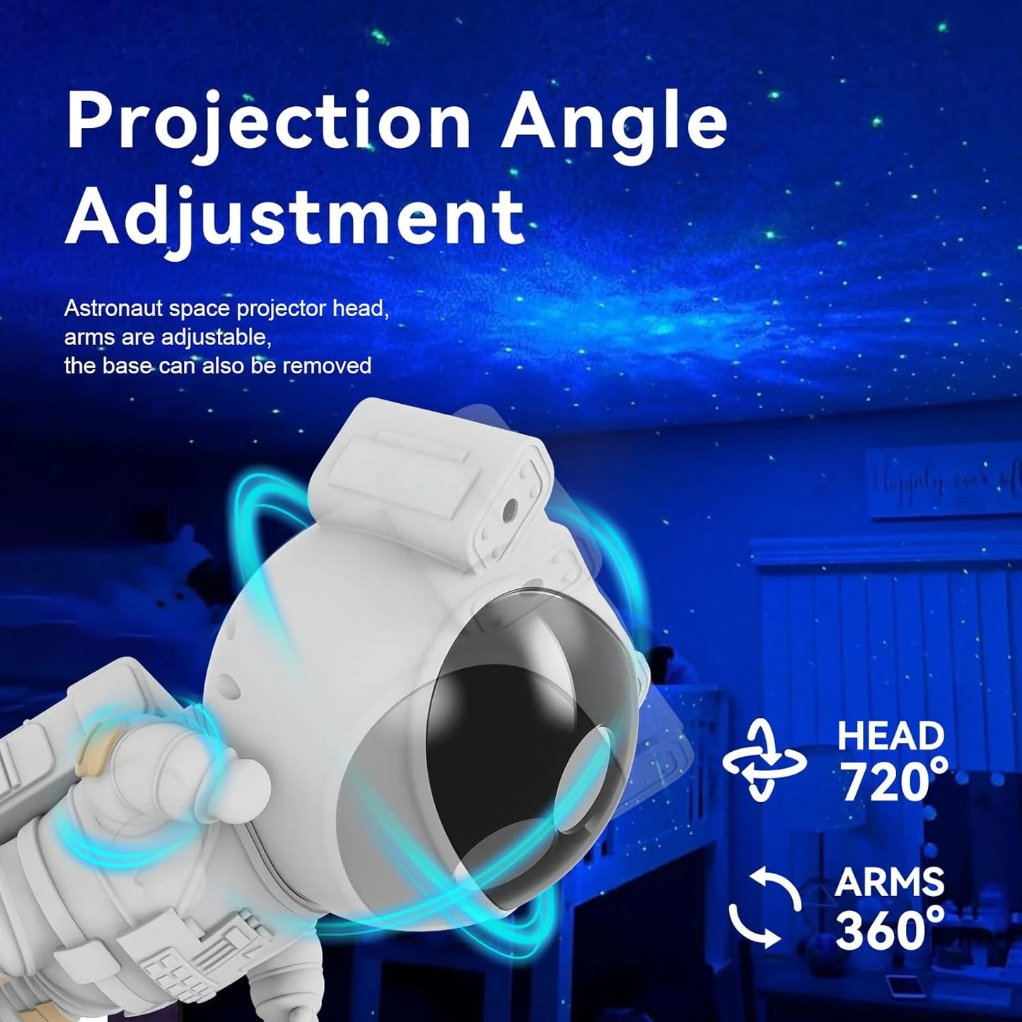 CosmoGlow Astronaut Galaxy Projector