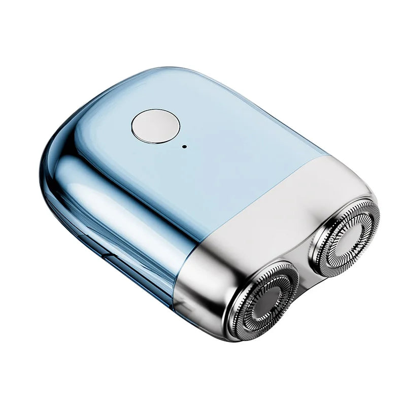 Mini Electric Shaver - Double Head, IPX7 Waterproof, Portable Beard Trimmer & Razor - storedevanci