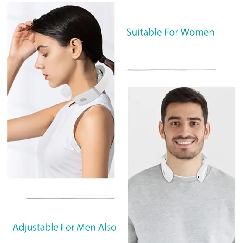 Cervical Massager Protable Mini Neck Shoulder Massager Deep Massage Neck Warm Pressing Neck Pressing Care - storedevanci