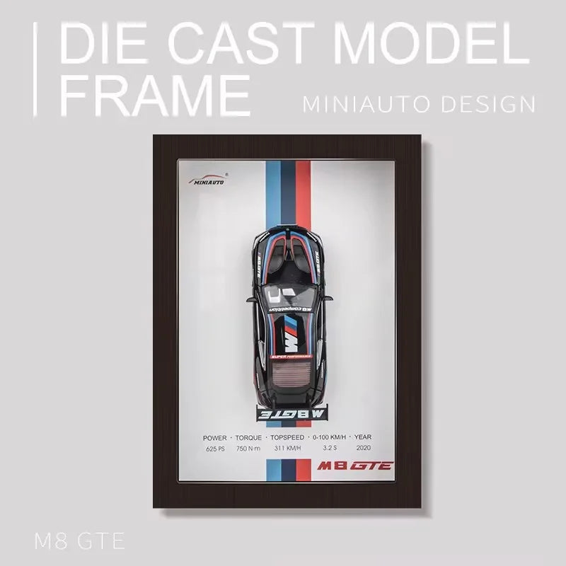 3D Alloy Metal Sports Car Model - Photo Frame & Kids' Decoration - storedevanci
