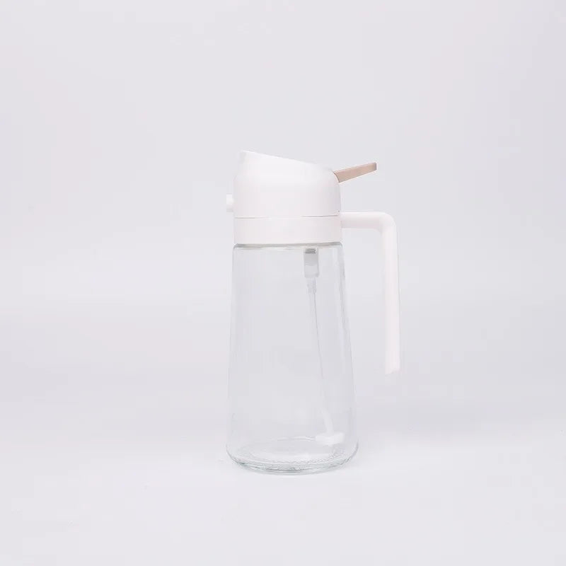 Automatic Olive Oil Sprayer & Seasoning Organizer - 470ML Bottle for Cooking - storedevanci