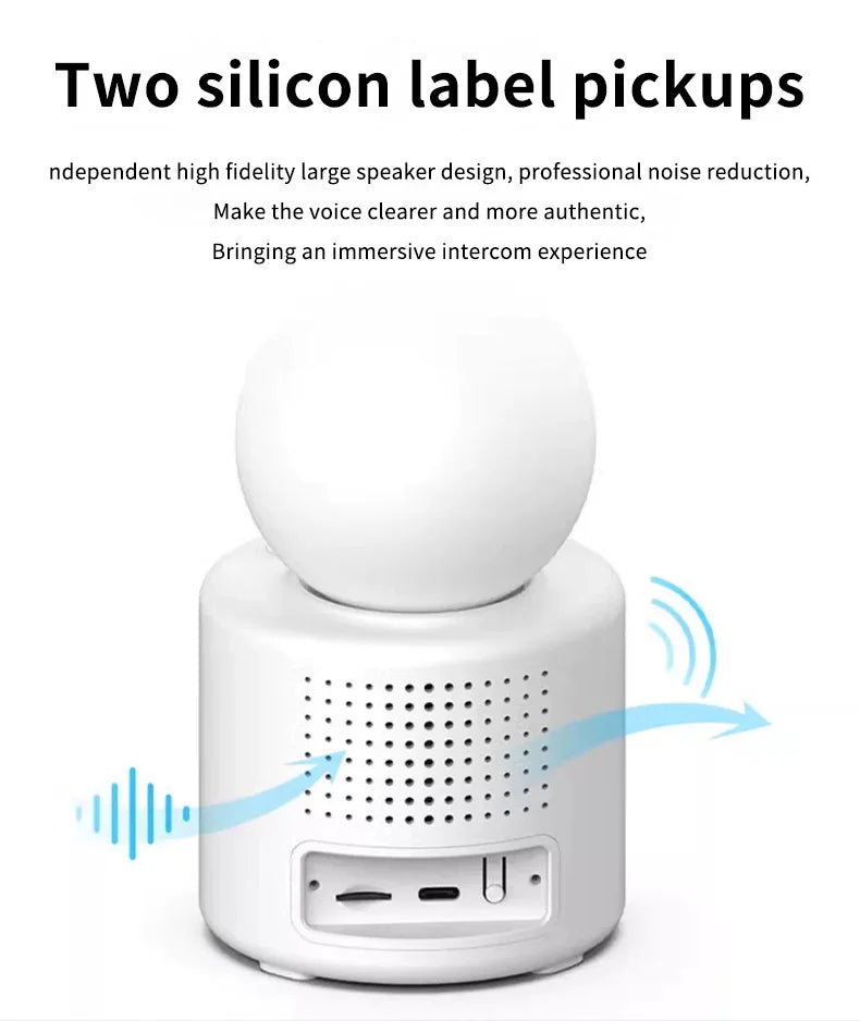 Intelligent WiFi Video Call Camera: 2.8" IPS Screen, FHD 1080P, Two-Way Audio & Voice Assistant - storedevanci