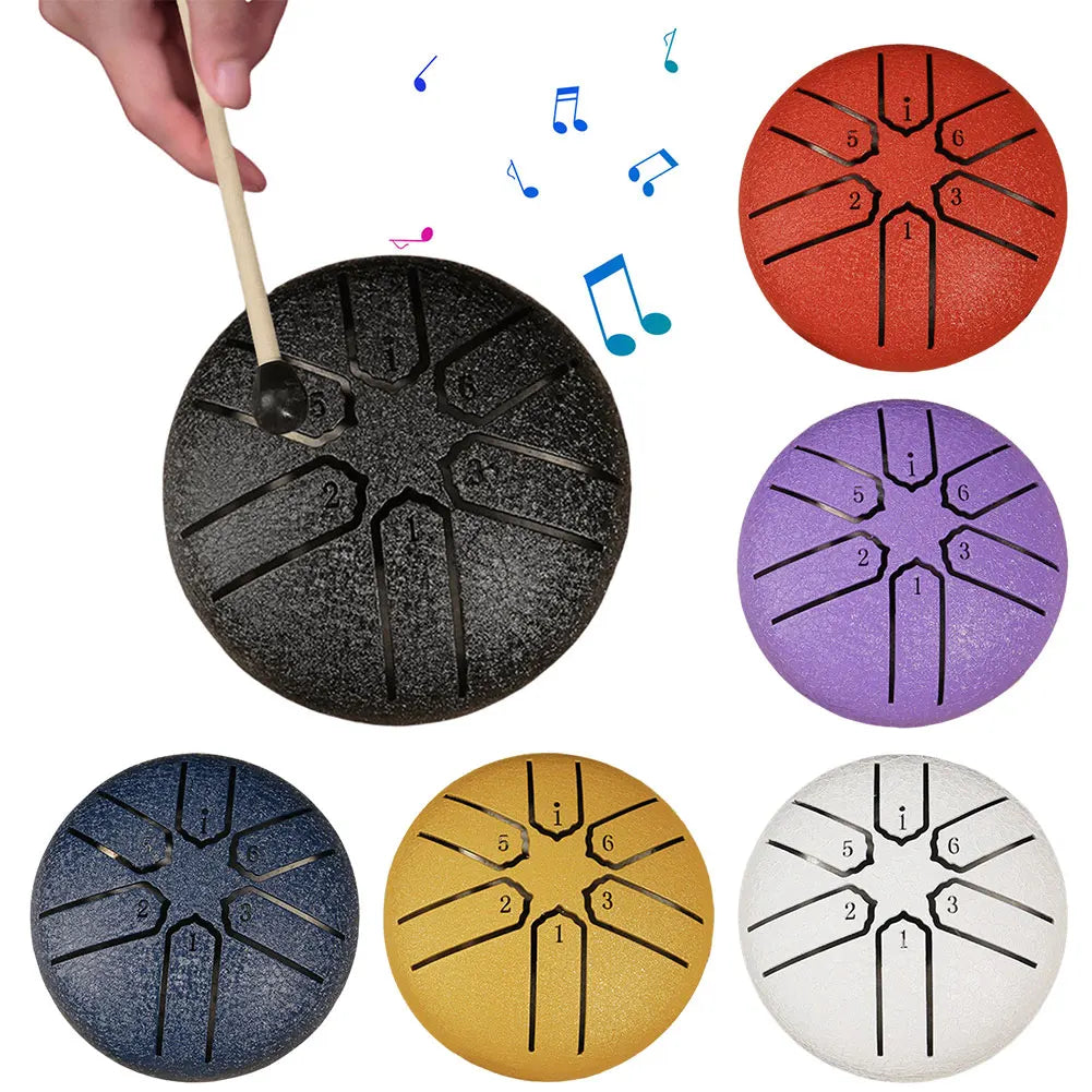 Rain Drum Mini Handpan for Outdoor Meditation & Relaxation - storedevanci