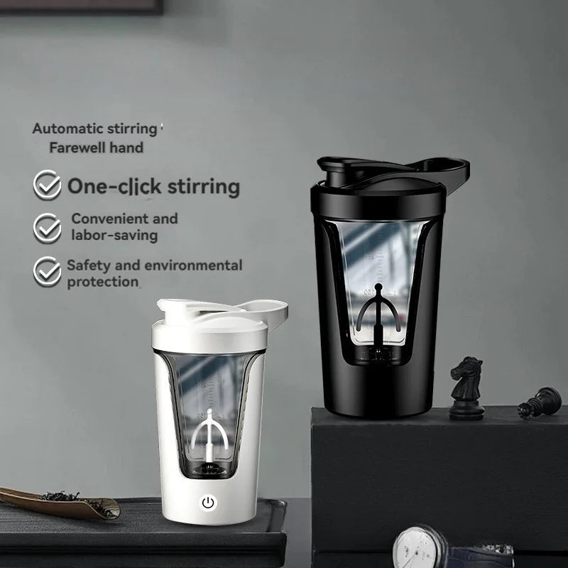 Electric Protein Shaker & Self-Stirring Mug – Portable Blender for Fitness & Drinks - storedevanci