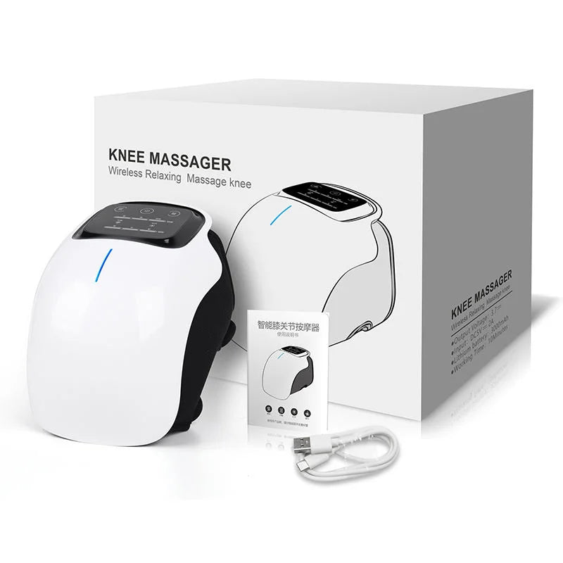 Knee Massager with Infrared Heat & Vibration – Pain Relief for Joints & Muscles