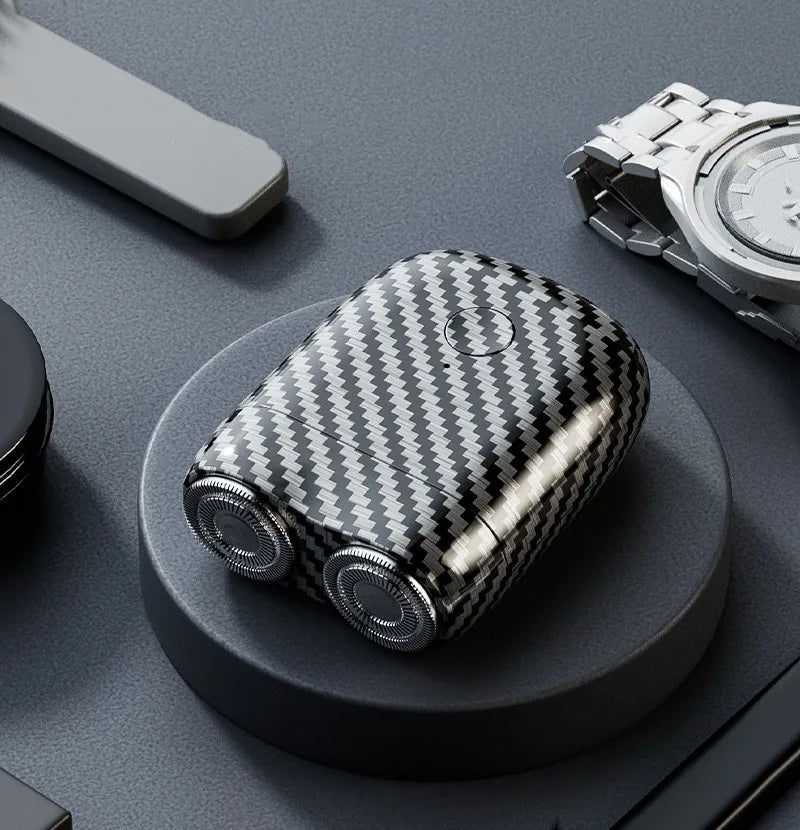 Mini Electric Shaver - Double Head, IPX7 Waterproof, Portable Beard Trimmer & Razor - storedevanci