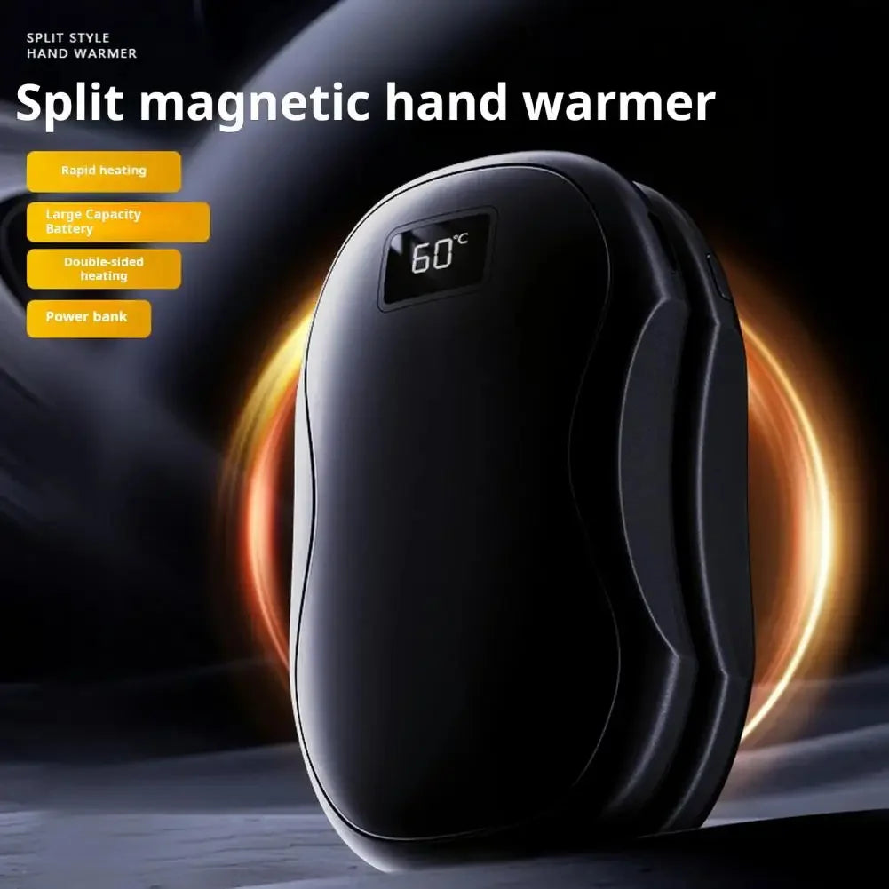 Xiaomi 2-in-1 Magnetic Hand Warmer Power Bank with Digital Display & Fast Heating - storedevanci