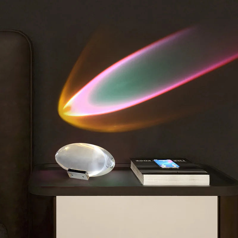 Table Lamp Led Crystal Eye Of The Sky Italian Designer Bedside Table Lamps For Living Bedroom Decor Light Night Projector Gift - storedevanci