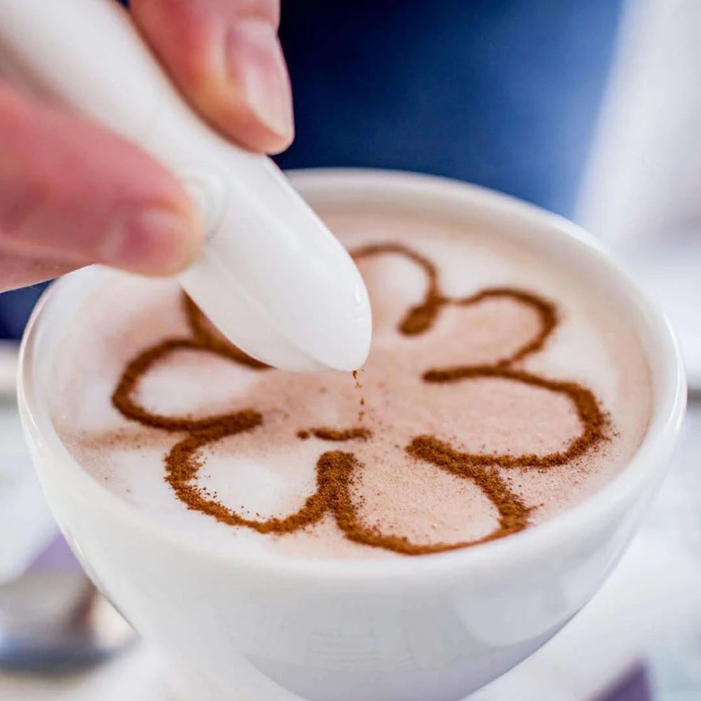 Electrical Latte Art & Cake Decoration Pen – Creative Coffee & Pastry Tool