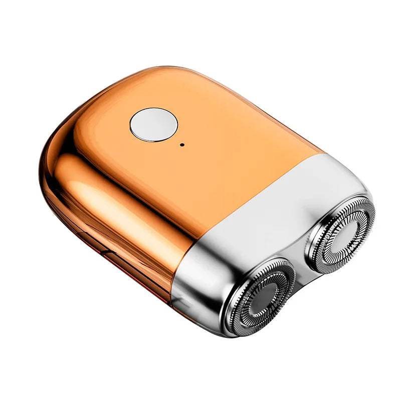 Mini Electric Shaver - Double Head, IPX7 Waterproof, Portable Beard Trimmer & Razor - storedevanci