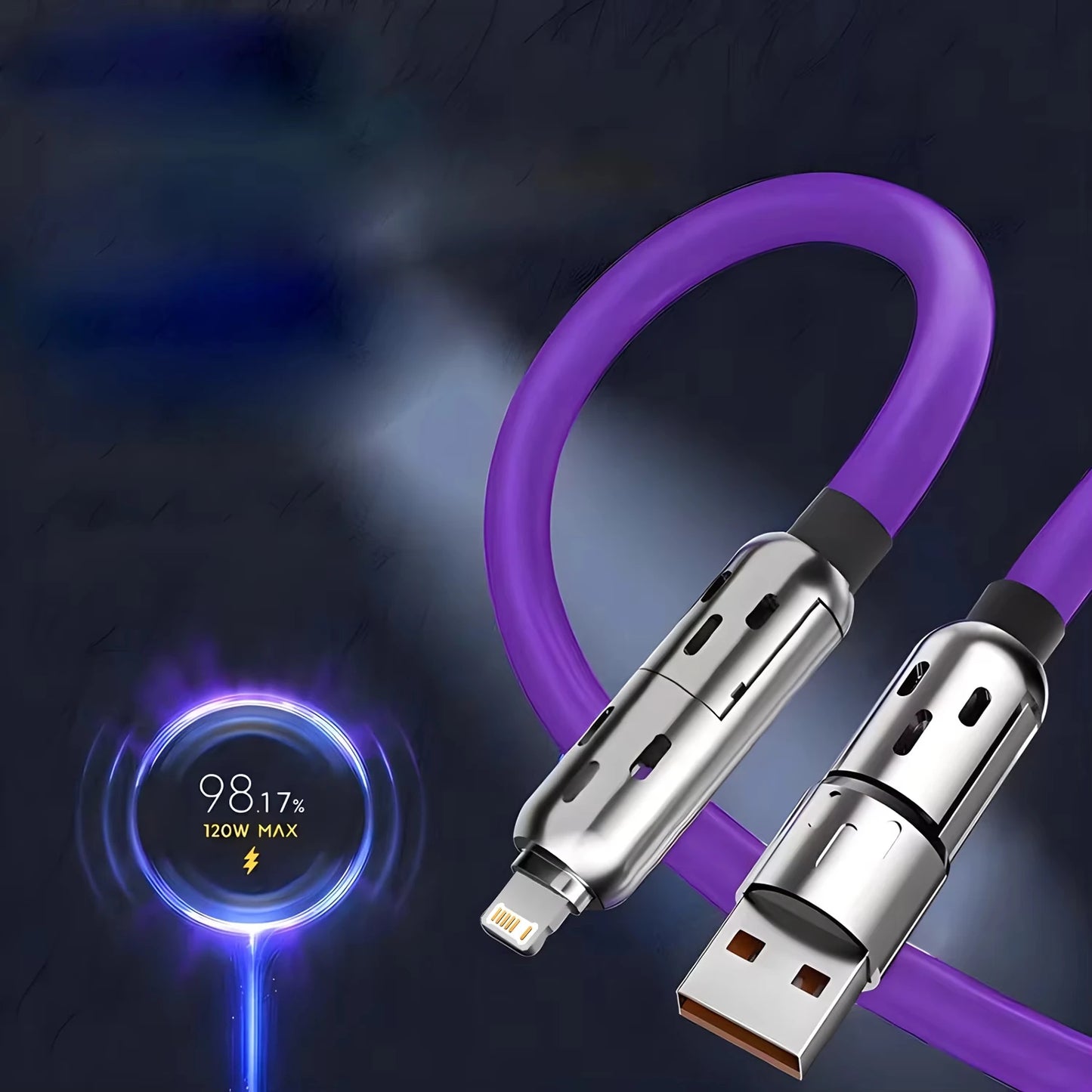 4-in-1 Multi-Connector Charger Cable – USB to Type-C, 240W Fast Charging & Data Transfer - storedevanci