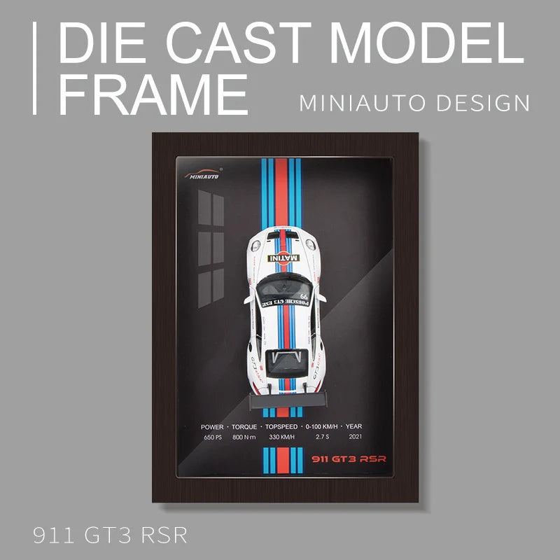 3D Alloy Metal Sports Car Model - Photo Frame & Kids' Decoration - storedevanci