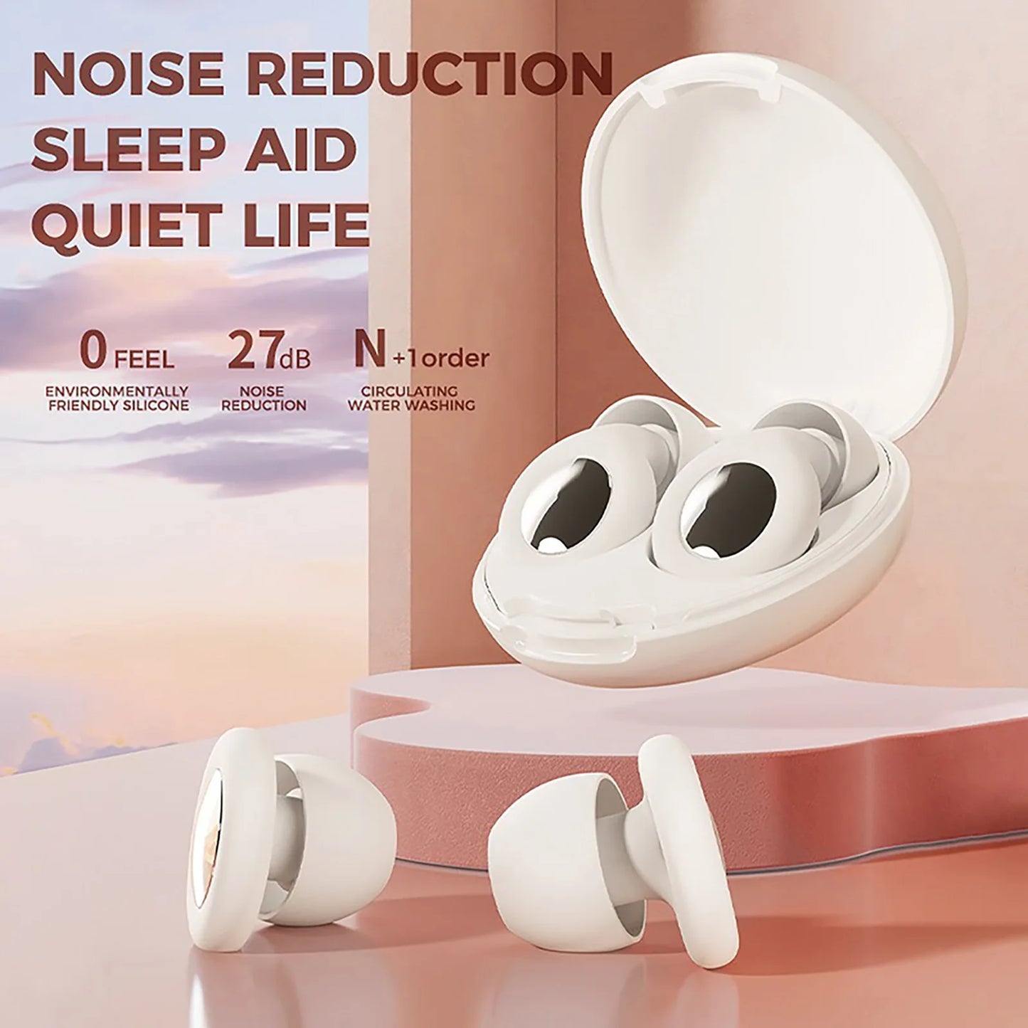 Quiet Ear Plugs for Sleeping & Noise Reduction – Soft, Reusable Hearing Protection - storedevanci