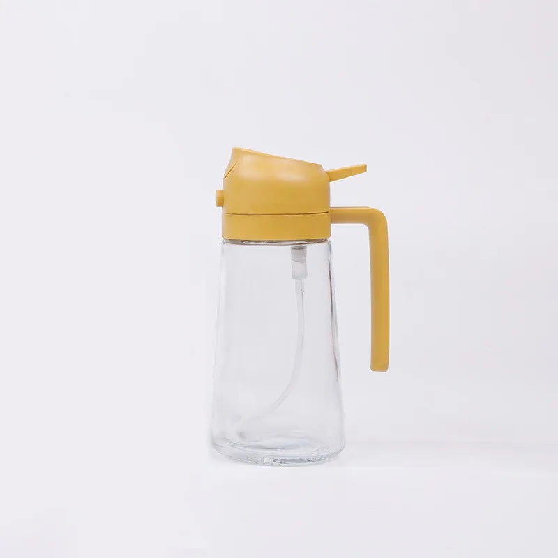 Automatic Olive Oil Sprayer & Seasoning Organizer - 470ML Bottle for Cooking - storedevanci