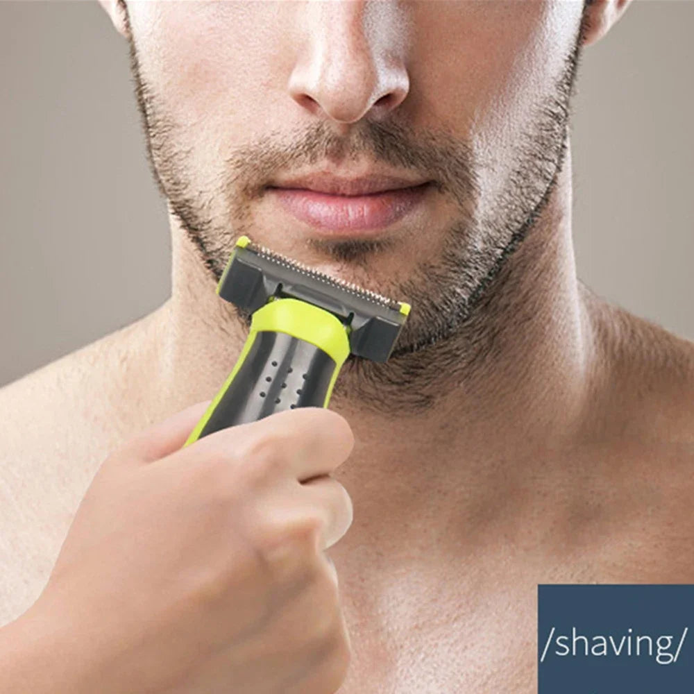 Washable Rechargeable Electric Shaver & Body Trimmer for Men