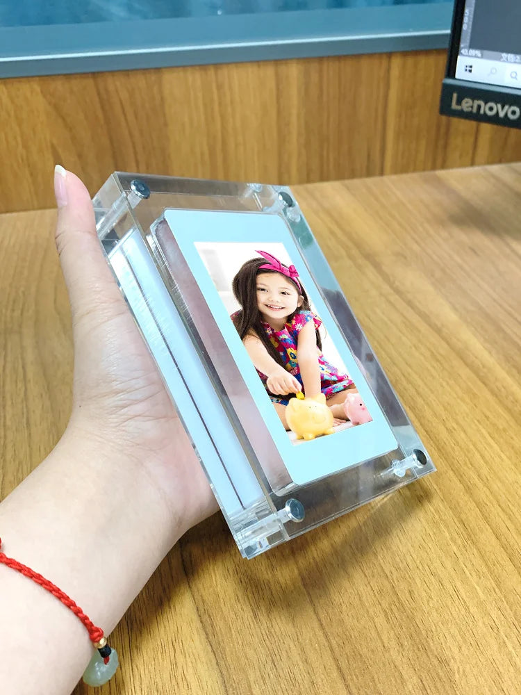 AcrylicView 5/7” Digital Frame – IPS, 4G, Battery - storedevanci