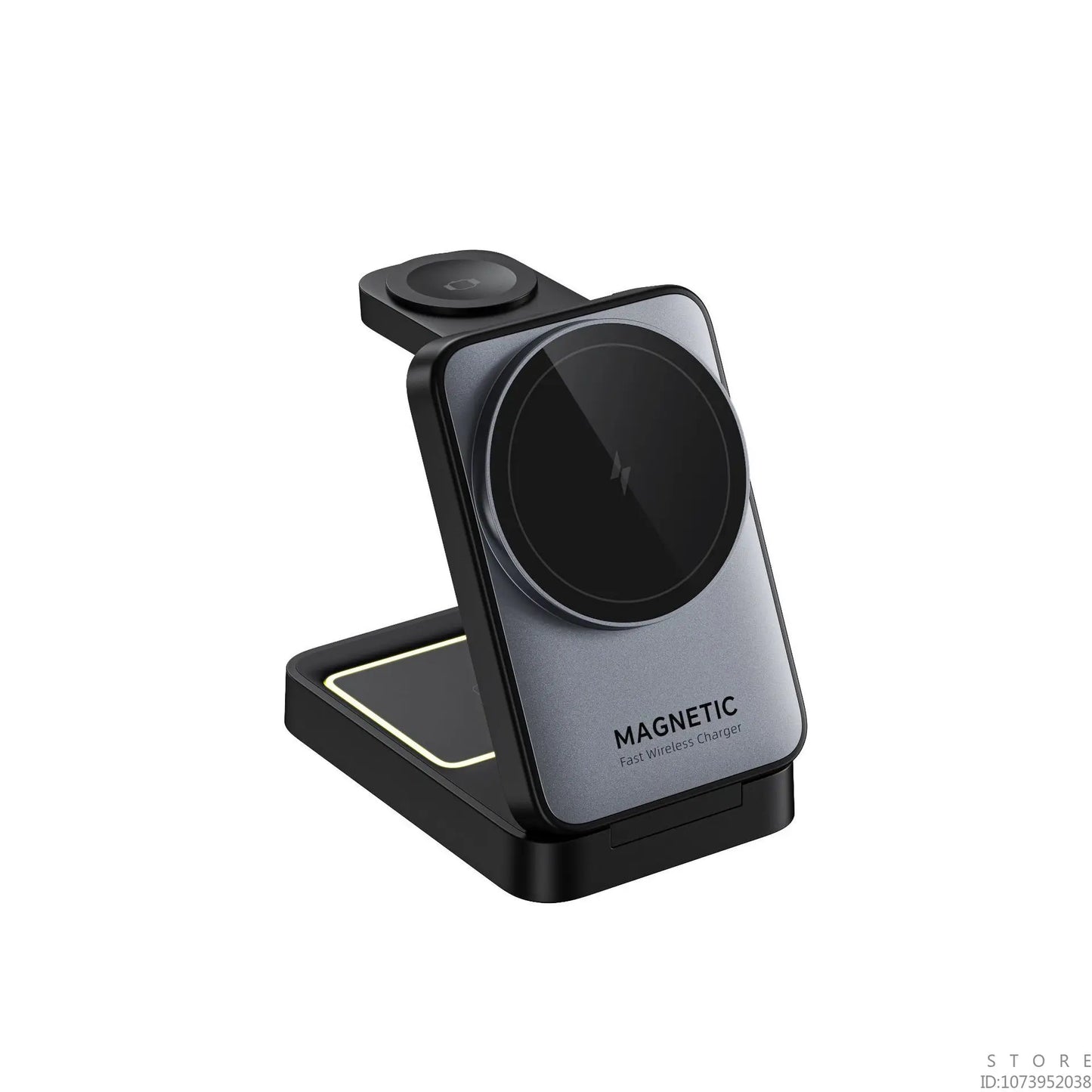 3-in-1 Magnetic Wireless Charger with Night Light for iPhone, AirPods & iWatch - storedevanci