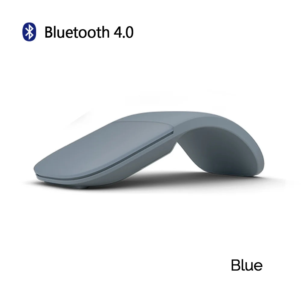 Ultra-Thin Bluetooth 4.0 Foldable Wireless Mouse – 1600 DPI, Mute & Portable for Laptop & Office