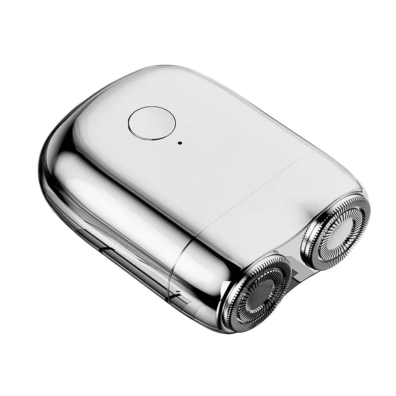 Mini Electric Shaver - Double Head, IPX7 Waterproof, Portable Beard Trimmer & Razor - storedevanci