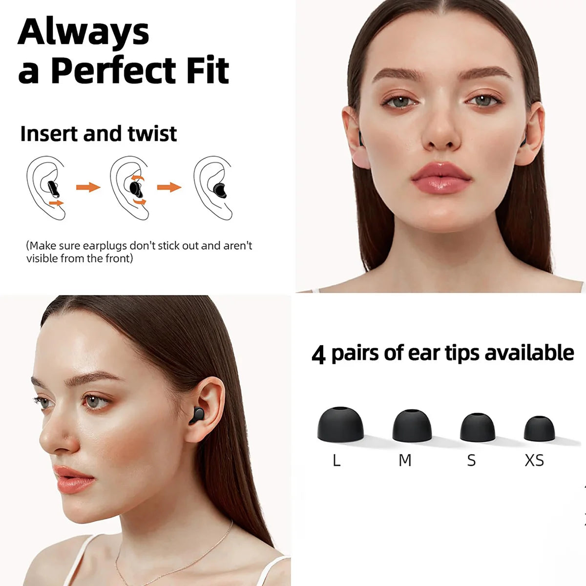 Quiet Ear Plugs for Sleeping & Noise Reduction – Soft, Reusable Hearing Protection - storedevanci