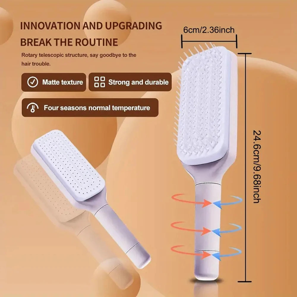 Self-Cleaning Scalp Massage & Anti-Detangling Hair Brush