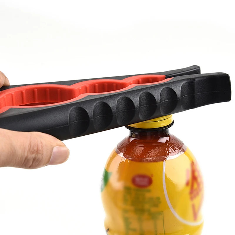 4-in-1 Jar Opener Kit with Silicone Handle – Easy Use for Children, Elderly & Arthritis - storedevanci