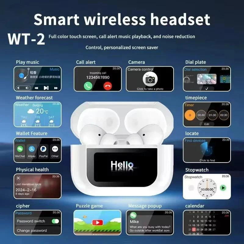 Xiaomi Tour Pro6 ANC Wireless Airpods– Noise Cancelling & LED Display