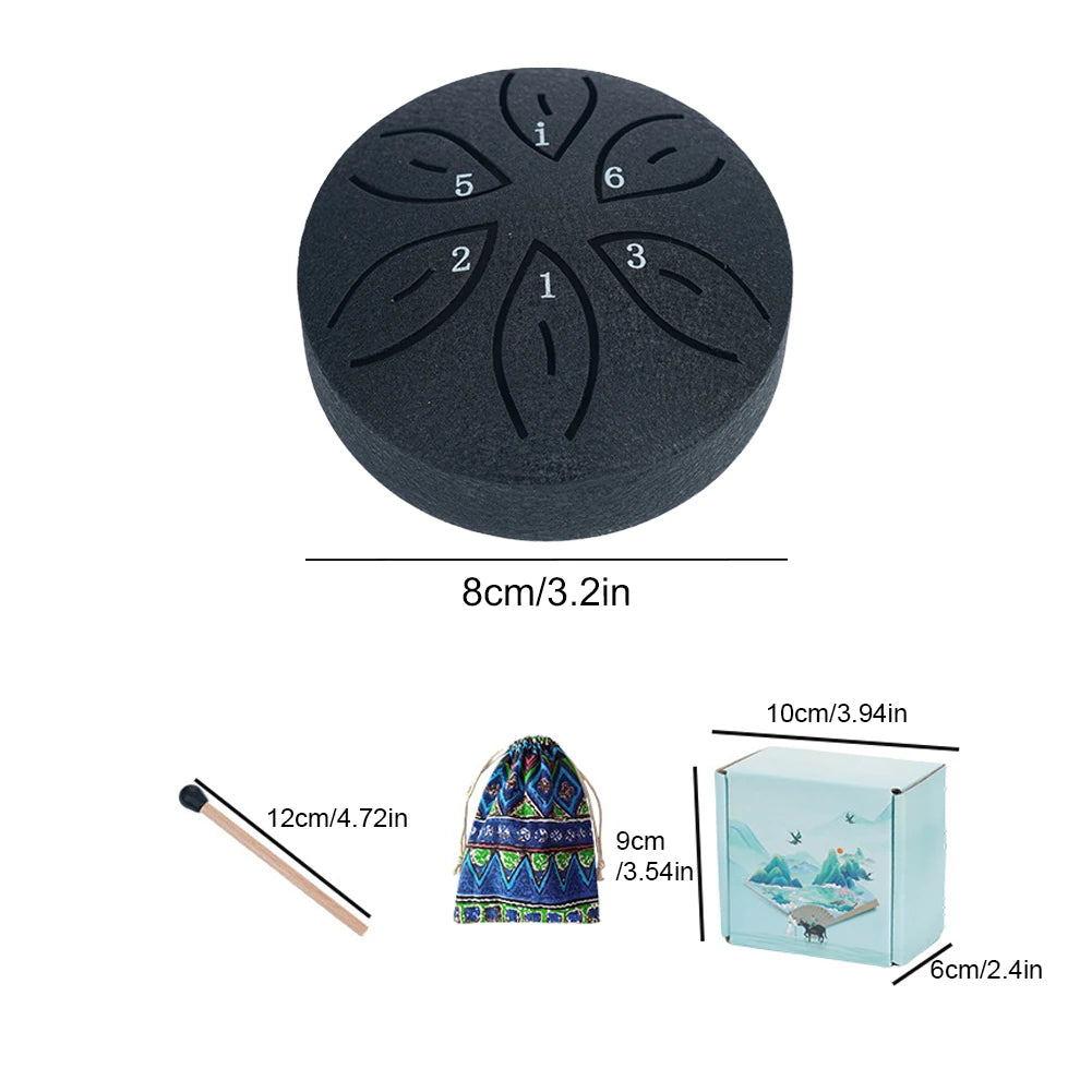 Rain Drum Mini Handpan for Outdoor Meditation & Relaxation - storedevanci