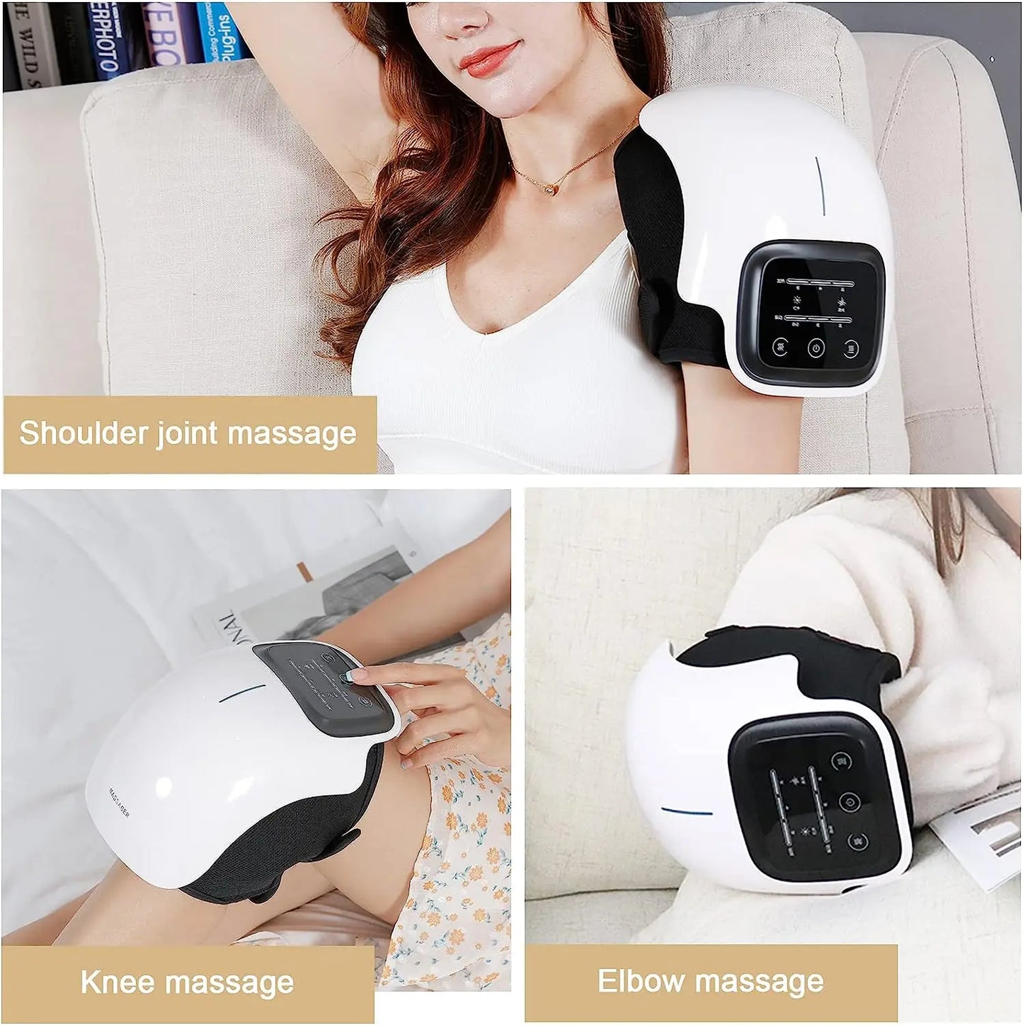 Knee Massager with Infrared Heat & Vibration – Pain Relief for Joints & Muscles