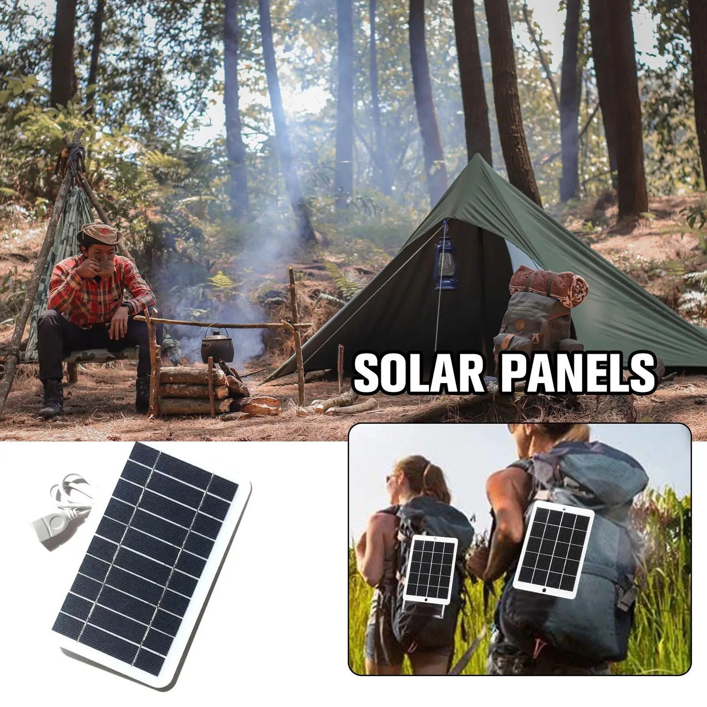 Solar Panel Light Charger 5V 2W - storedevanci