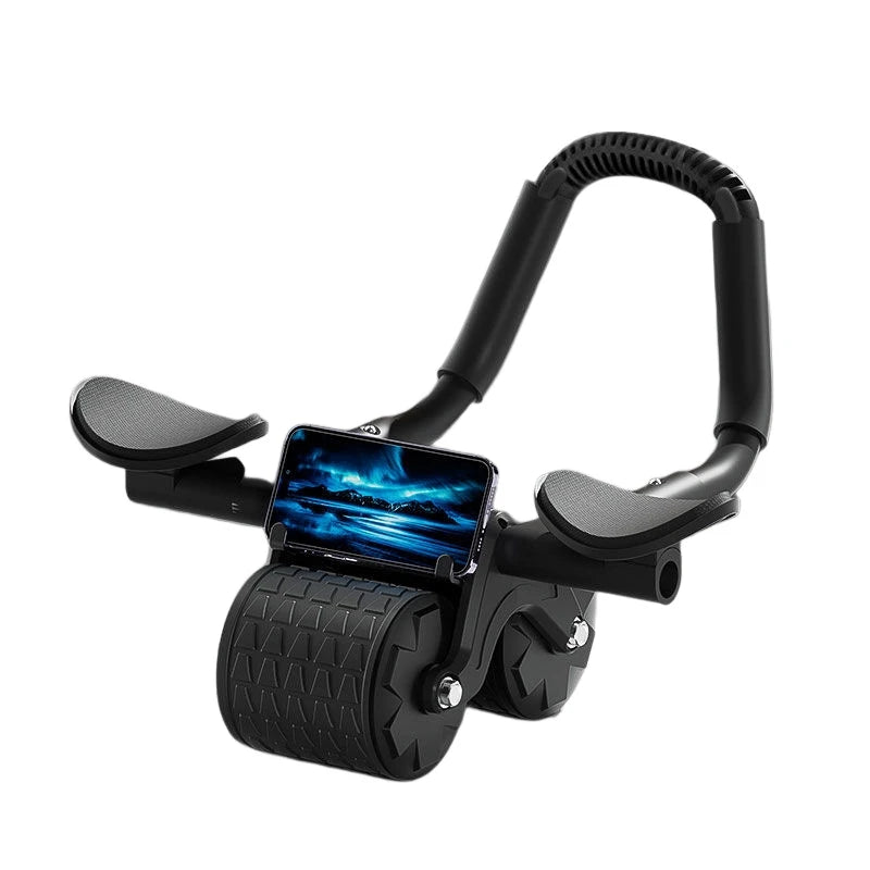 Elbow Support Ab Roller Wheel with Automatic Rebound & Counter Display