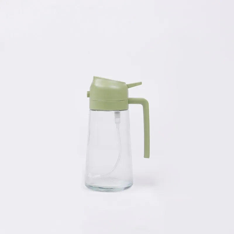 Automatic Olive Oil Sprayer & Seasoning Organizer - 470ML Bottle for Cooking - storedevanci