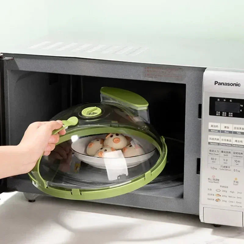 Microwave Splash Heating Cover - High Temperature & Oil Splash-Proof Fresh-Keeping Lid - storedevanci