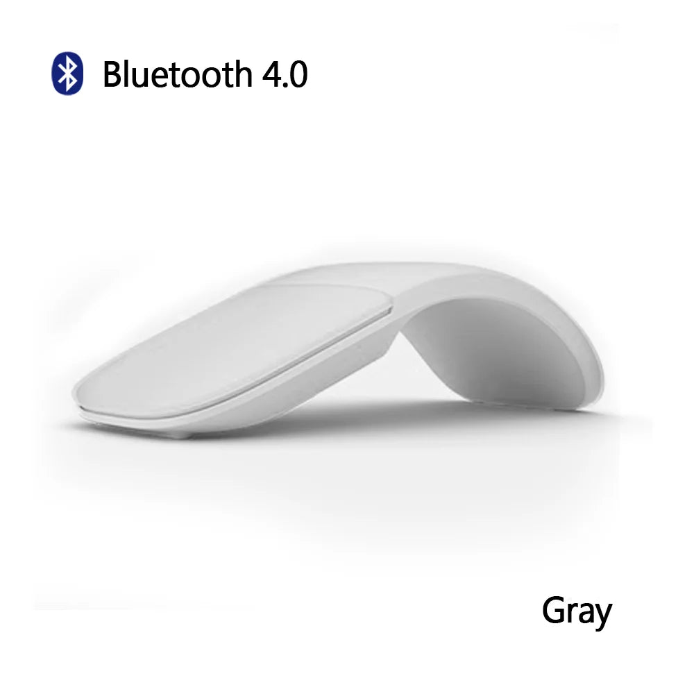 Ultra-Thin Bluetooth 4.0 Foldable Wireless Mouse – 1600 DPI, Mute & Portable for Laptop & Office