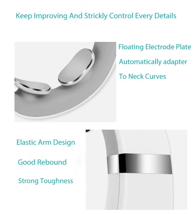 Cervical Massager Protable Mini Neck Shoulder Massager Deep Massage Neck Warm Pressing Neck Pressing Care - storedevanci