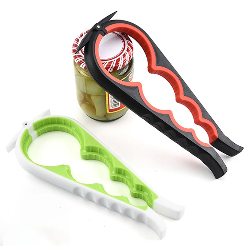 4-in-1 Jar Opener Kit with Silicone Handle – Easy Use for Children, Elderly & Arthritis - storedevanci