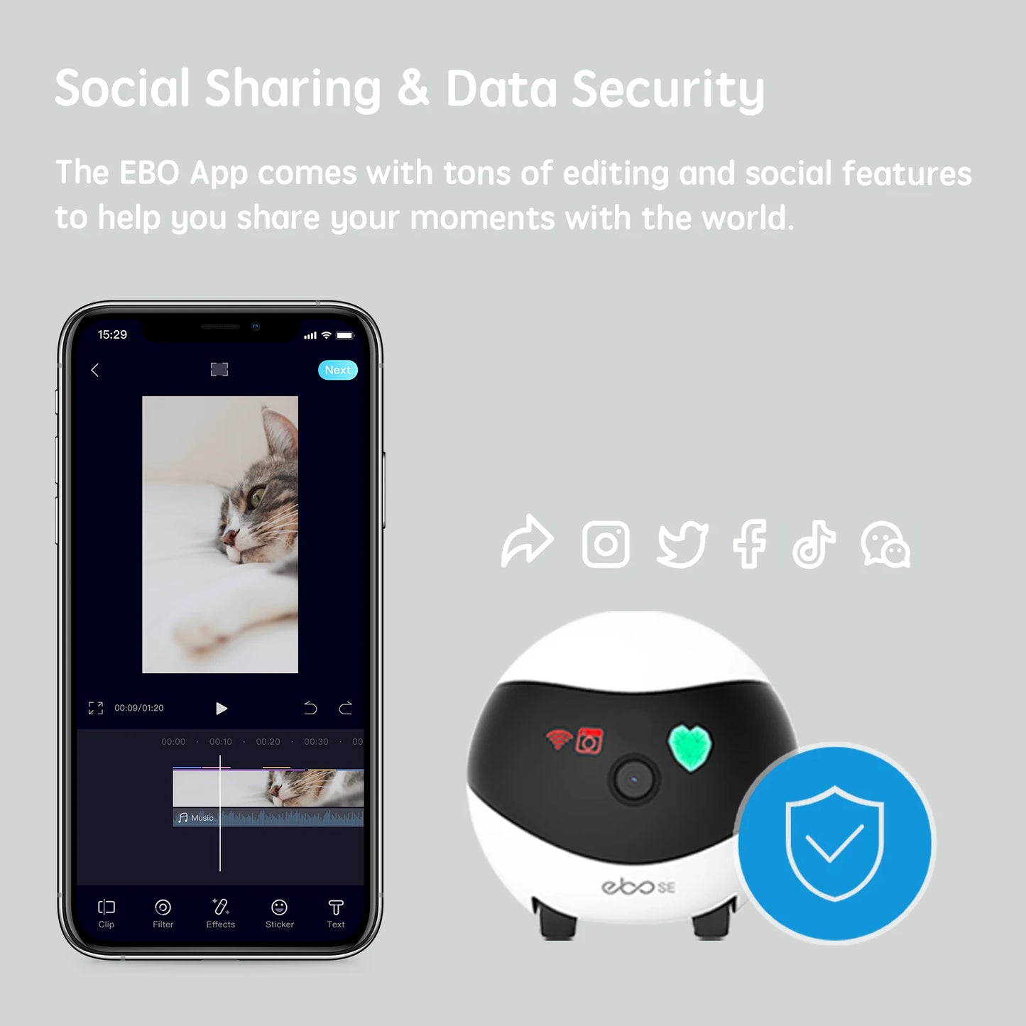 Enabot Pet Camera: 1080P WiFi Security