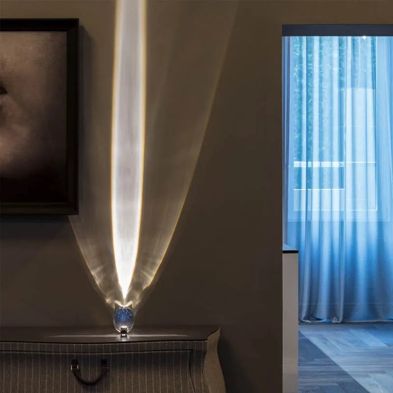Table Lamp Led Crystal Eye Of The Sky Italian Designer Bedside Table Lamps For Living Bedroom Decor Light Night Projector Gift - storedevanci