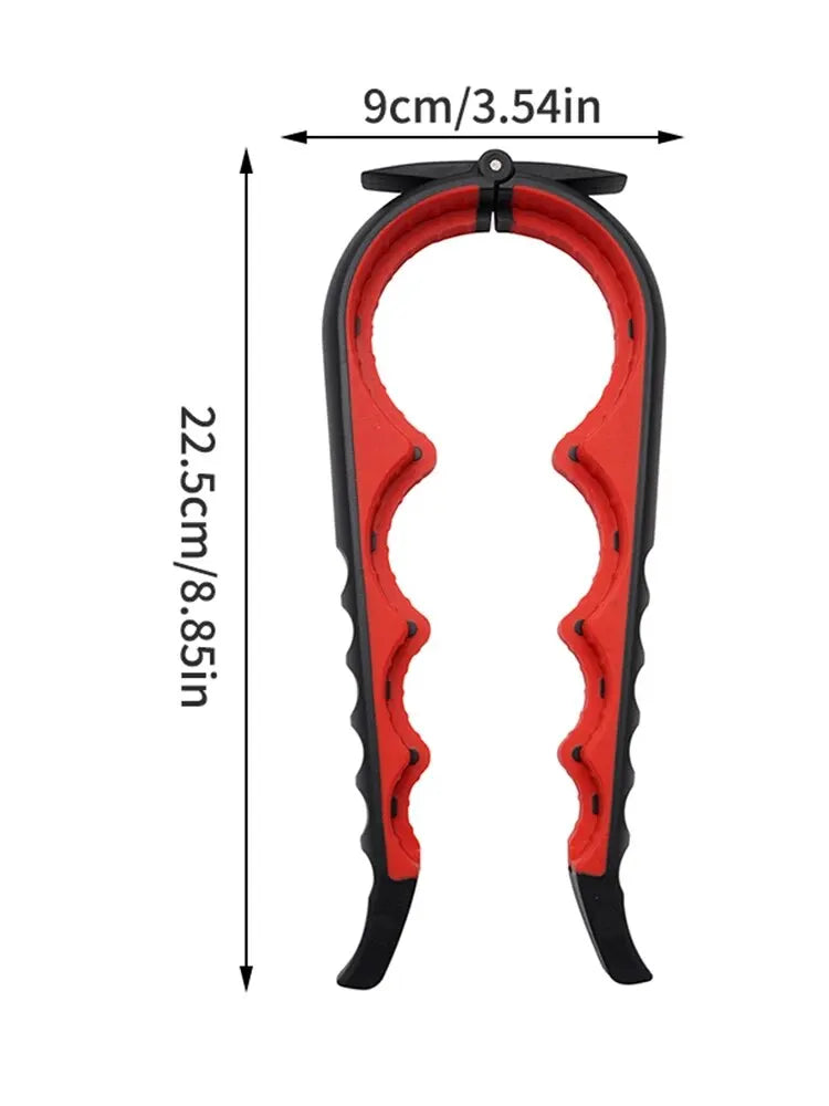 4-in-1 Jar Opener Kit with Silicone Handle – Easy Use for Children, Elderly & Arthritis - storedevanci